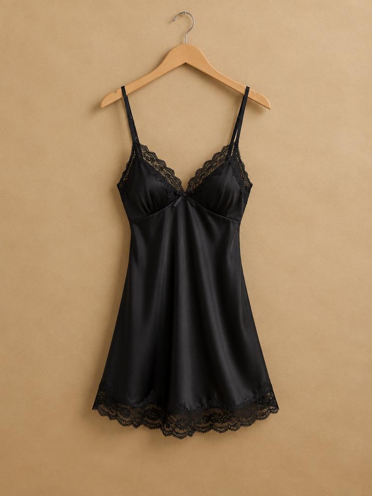 Rechel Pamuk Champagne Set – siyah